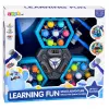 LEAN TOYS Whack-A-Mole creatures arcadespel voor 3 spelers, 3 modi, lichtgevende hamers
