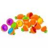 LEAN TOYS Educatieve wortel sorteerder vormen kleuren matchen 12 onderdelen
