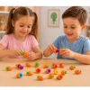 LEAN TOYS Educatieve wortel sorteerder vormen kleuren matchen 12 onderdelen