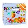 LEAN TOYS Educatieve wortel sorteerder vormen kleuren matchen 12 onderdelen