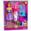 LEAN TOYS Anlily kledingontwerper kleermaker naaimachine paspop pop set