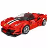 LEAN TOYS constructieblokken sportwagen racewagen vitrine rood 364 delen