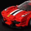 LEAN TOYS constructieblokken sportwagen racewagen vitrine rood 364 delen