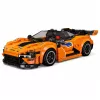 LEAN TOYS constructieblokken sportwagen oranje vitrine 423 stk.