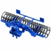 LEAN TOYS Landbouw tractor met wals groen 1:24