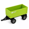 LEAN TOYS Set landbouwvoertuigen tractor veldhakselaar houttransporter 1:68 4 stuks