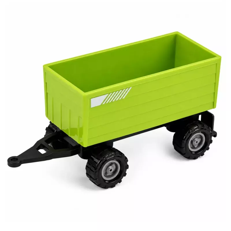 LEAN TOYS Set landbouwvoertuigen tractor veldhakselaar houttransporter 1:68 4 stuks