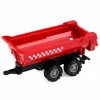 LEAN TOYS Set landbouwvoertuigen tractor veldhakselaar aanhanger transport 1:68 4 stuks
