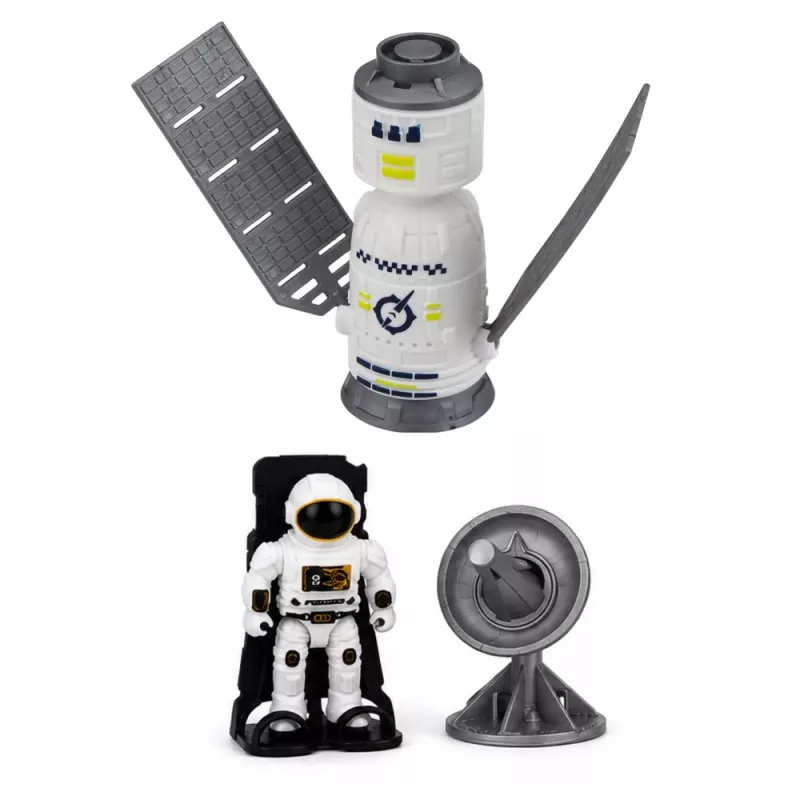 LEAN TOYS Space shuttle raket onderzoeksvoertuig kosmonaut satelliet set