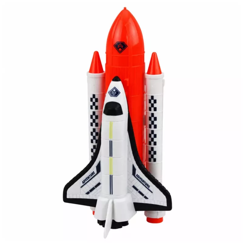 LEAN TOYS Space set raket shuttle drone astronaut satelliet voertuig