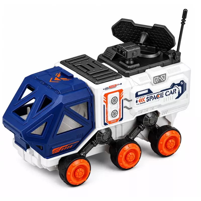 LEAN TOYS Space set raket shuttle drone astronaut satelliet voertuig