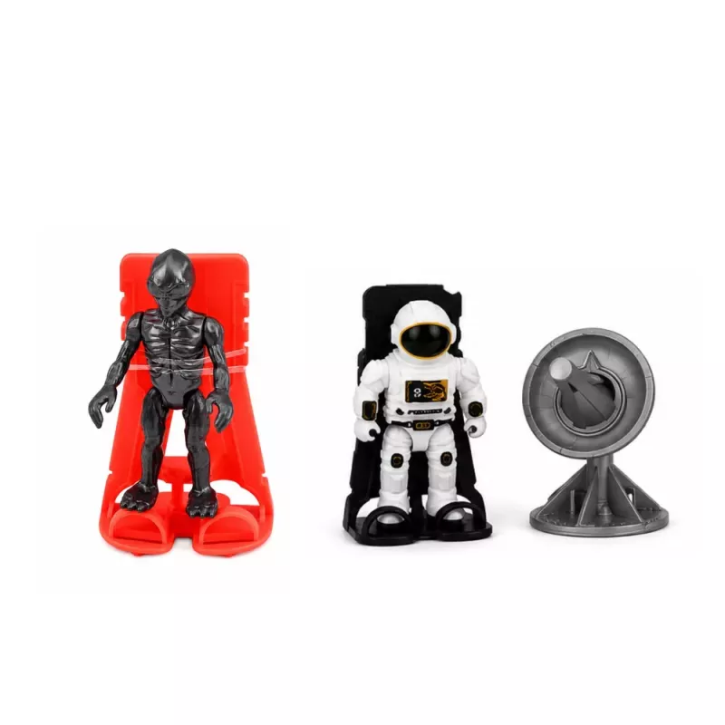 LEAN TOYS Space Shuttle UFO Onderzoeksvoertuig Satelliet Astronauten Set