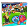 LEAN TOYS Arcadespel voor Werpen, Vangen, Racket, Lichtballen, LED-haai