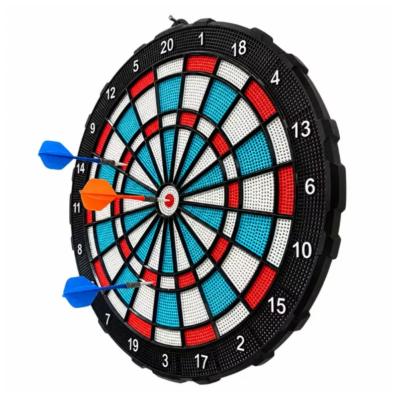 LEAN TOYS Elektronisch Dartbord Soft Tip Darts Set 42,5 cm