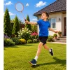 LEAN TOYS Badmintonset, 3 Rackets, Shuttles, Oranje Tas