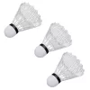 LEAN TOYS Badmintonset, 3 Rackets, Shuttles, Oranje Tas