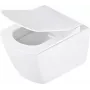 DEANTE randloos wandhangend toilet wit D-vorm