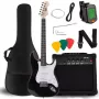 V-TONE EGA 39 BK elektrische gitaar 4/4 Stratocaster zwart