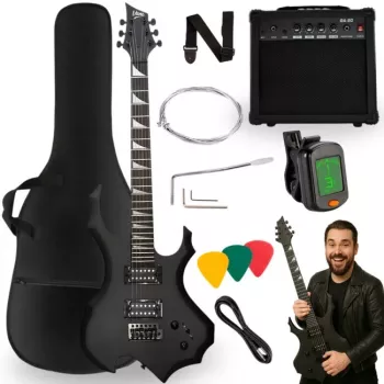 V-TONE EGS 39 MBK elektrische gitaar 4/4 zwart mat