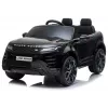 LEAN CARS Range Rover Evoque elektrische kinderauto zwart gelakt