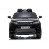 LEAN CARS Range Rover Evoque elektrische kinderauto zwart gelakt