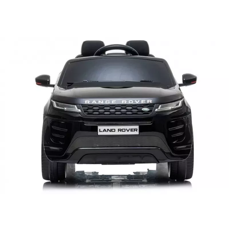 LEAN CARS Range Rover Evoque elektrische kinderauto zwart gelakt