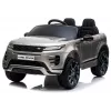LEAN CARS Range Rover Evoque elektrische kinderauto zilver gelakt
