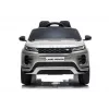 LEAN CARS Range Rover Evoque elektrische kinderauto zilver gelakt