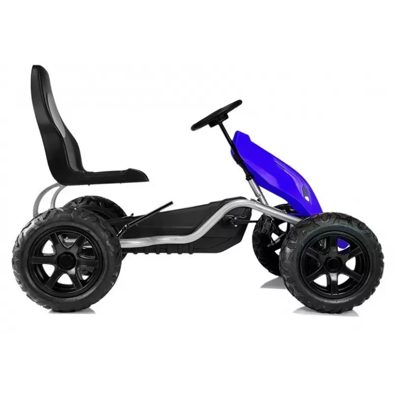LEAN CARS Pedal Go Kart B012 Inflatable Wheels blauw