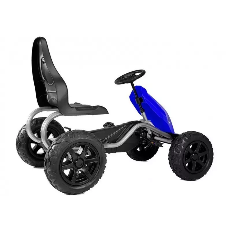 LEAN CARS Pedal Go Kart B012 Inflatable Wheels blauw
