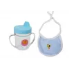 LEAN TOYS babypop 45 cm blauwe kleding