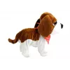 LEAN TOYS interactieve hond aan de lijn, blaft, kwispelt met de staart, sensoren