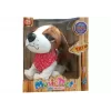 LEAN TOYS interactieve hond aan de lijn, blaft, kwispelt met de staart, sensoren