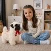 LEAN TOYS interactieve hond mops beweegt, blaft