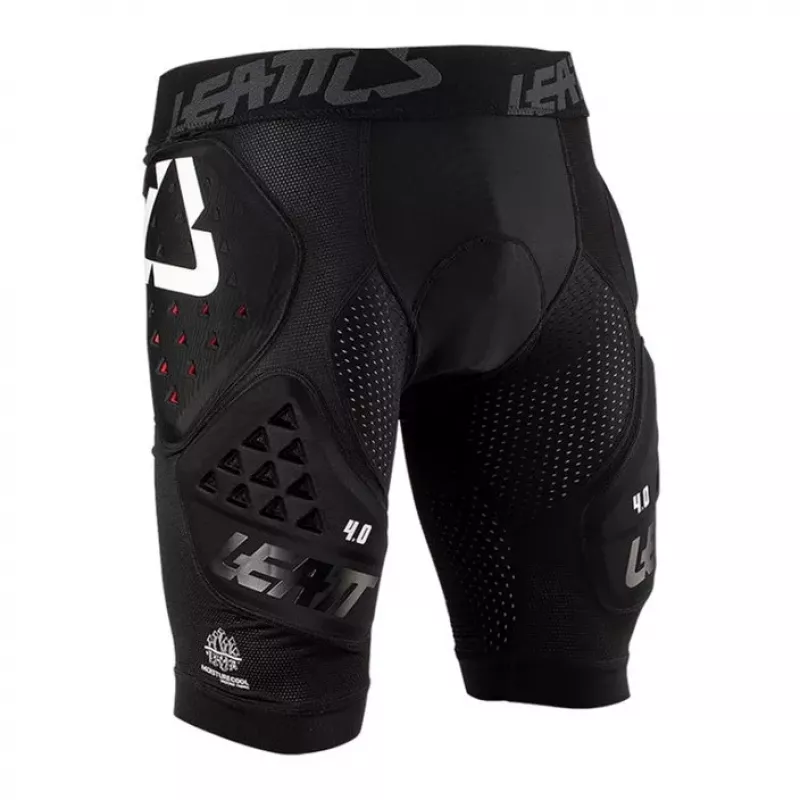 LEATT Impact Shorts 3DF 4.0 Beschermende Shorts, maat L, Zwart
