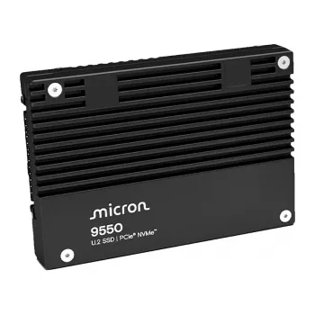 Micron 9550 MAX 6.4 TB interne SSD - PCI Express 5.0 x4 NVMe - Mixed Use - 256-Bit AES - TCG Opal Encryption 2.0 - TAA Compliant