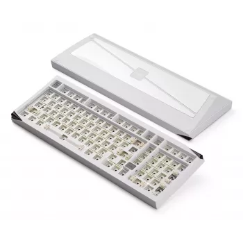 AKKO DIY barebone toetsenbord 65% tri-mode RGB hot-swappable wit