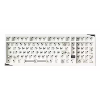 AKKO DIY barebone toetsenbord 65% tri-mode RGB hot-swappable wit