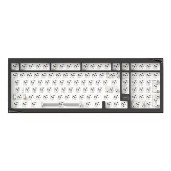 AKKO DIY barebone toetsenbord 75% tri-mode hot-swappable gasket mount zwart