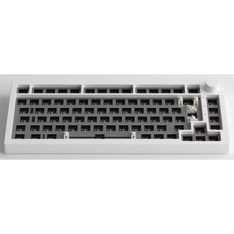 AKKO DIY barebone toetsenbord-kit 75% wit tri-mode hot-swappable