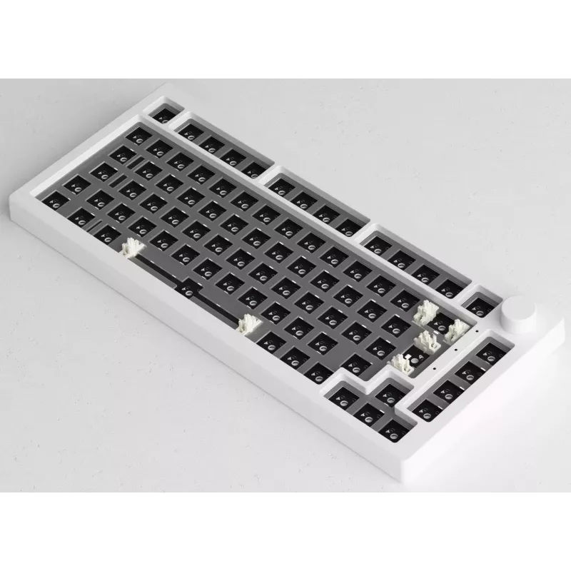 AKKO DIY barebone toetsenbord-kit 75% wit tri-mode hot-swappable