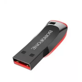 Borofone BUD2 GENEROUS USB 2.0 8GB zwarte flashdrive