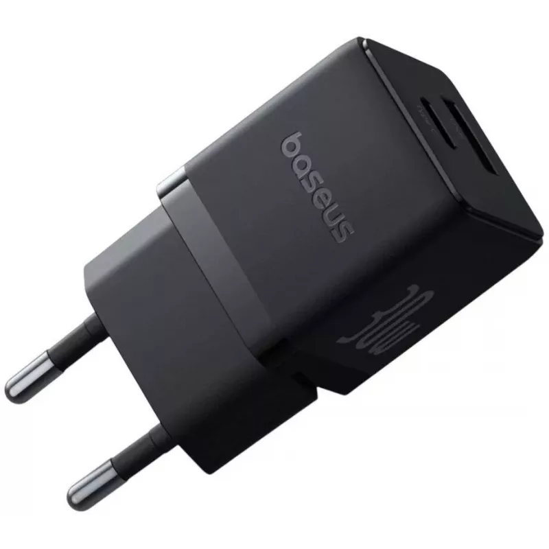 Baseus Palm 30W USB-C USB-A Oplader Zwart