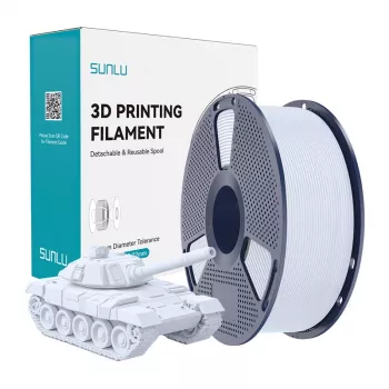 SUNLU PLA+ High-Speed wit filament 1,75 mm 1 kg