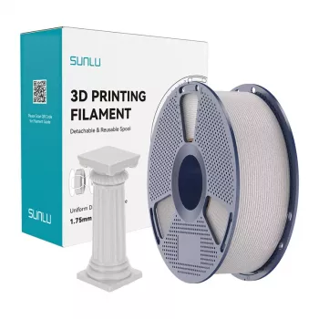 SUNLU PLA High-Speed Marble Filament (lichtgrijs) 1,75 mm 1 kg
