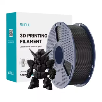 SUNLU PLA+ 2.0 Filament (zwart) 1,75 mm 1 kg