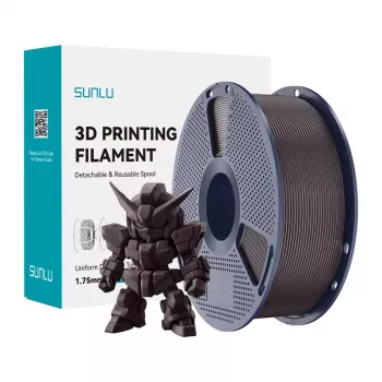 SUNLU PLA+ 2.0 Filament 1,75 mm 1 kg geroosterde kastanje