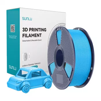 SUNLU PETG Filament (cyaan) 1,75 mm 1 kg