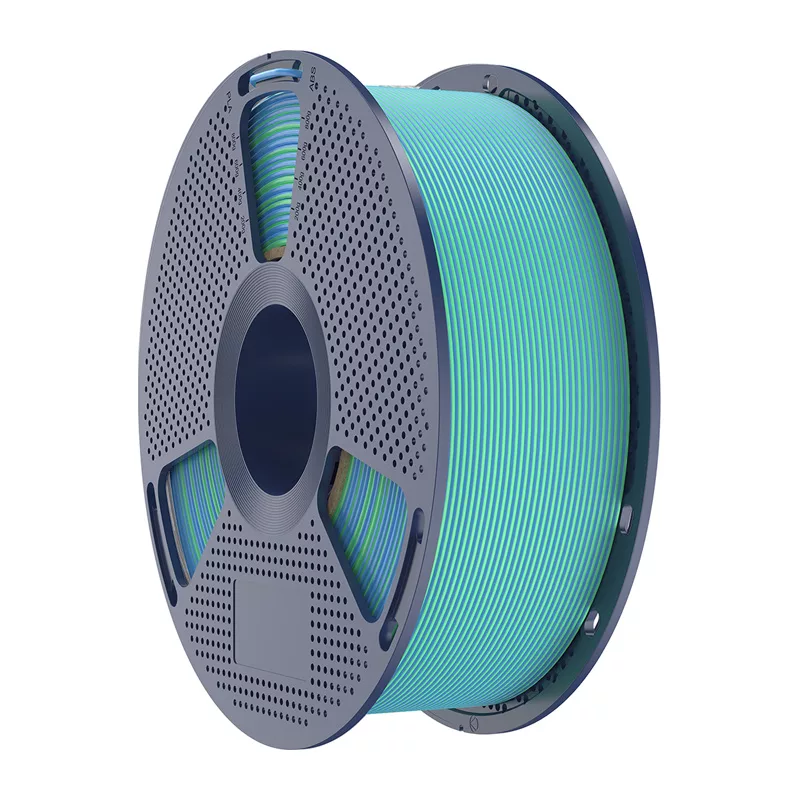 SUNLU PLA+ Silk Dual Color Filament 1,75 mm blauw-groen 1 kg