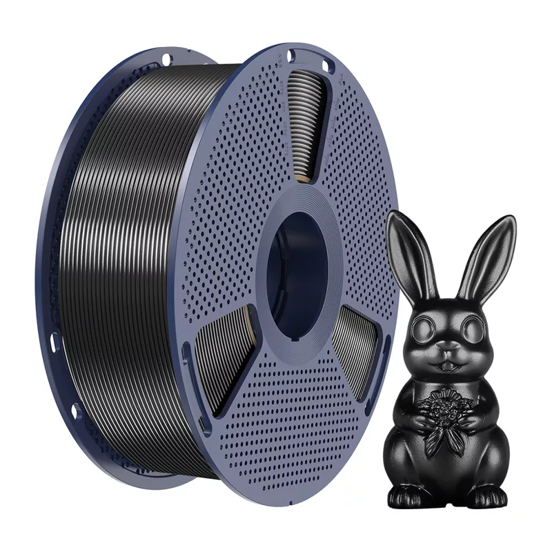 SUNLU PLA+ Silk Filament 1,75 mm zwart 1 kg